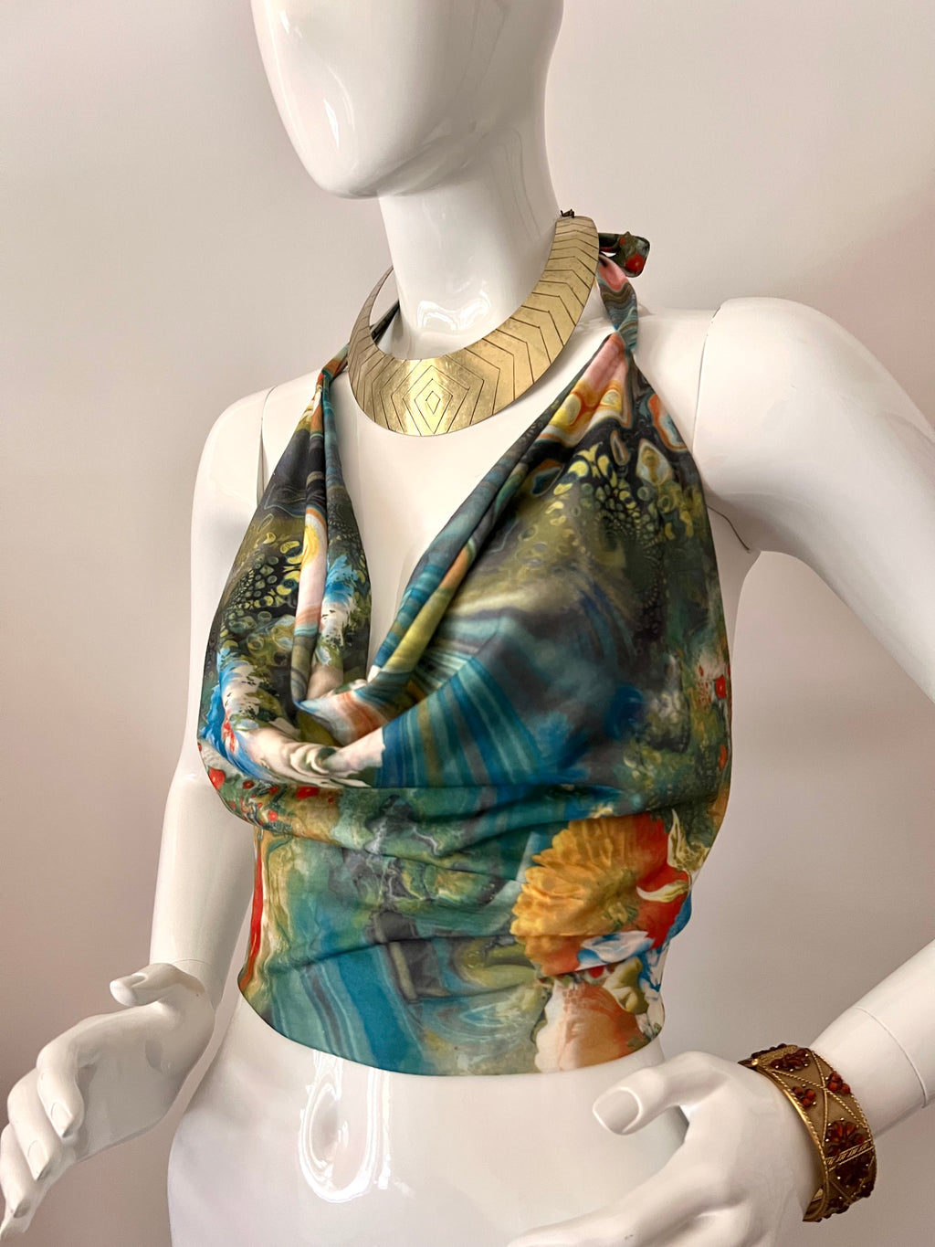 Hippie Oil Slick Edition -The Ultimate Multiwear Halter Top