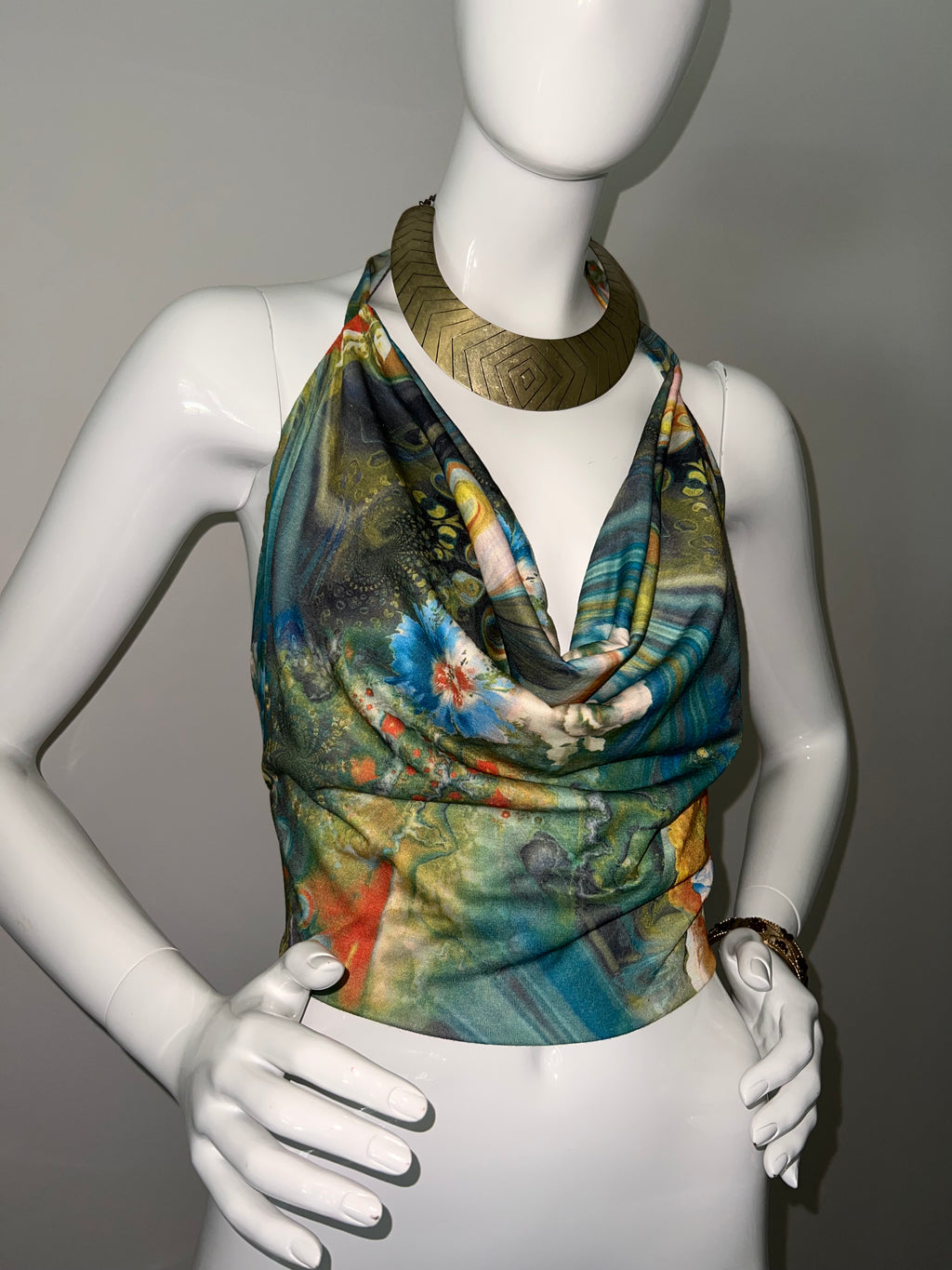 Hippie Oil Slick Edition -The Ultimate Multiwear Halter Top
