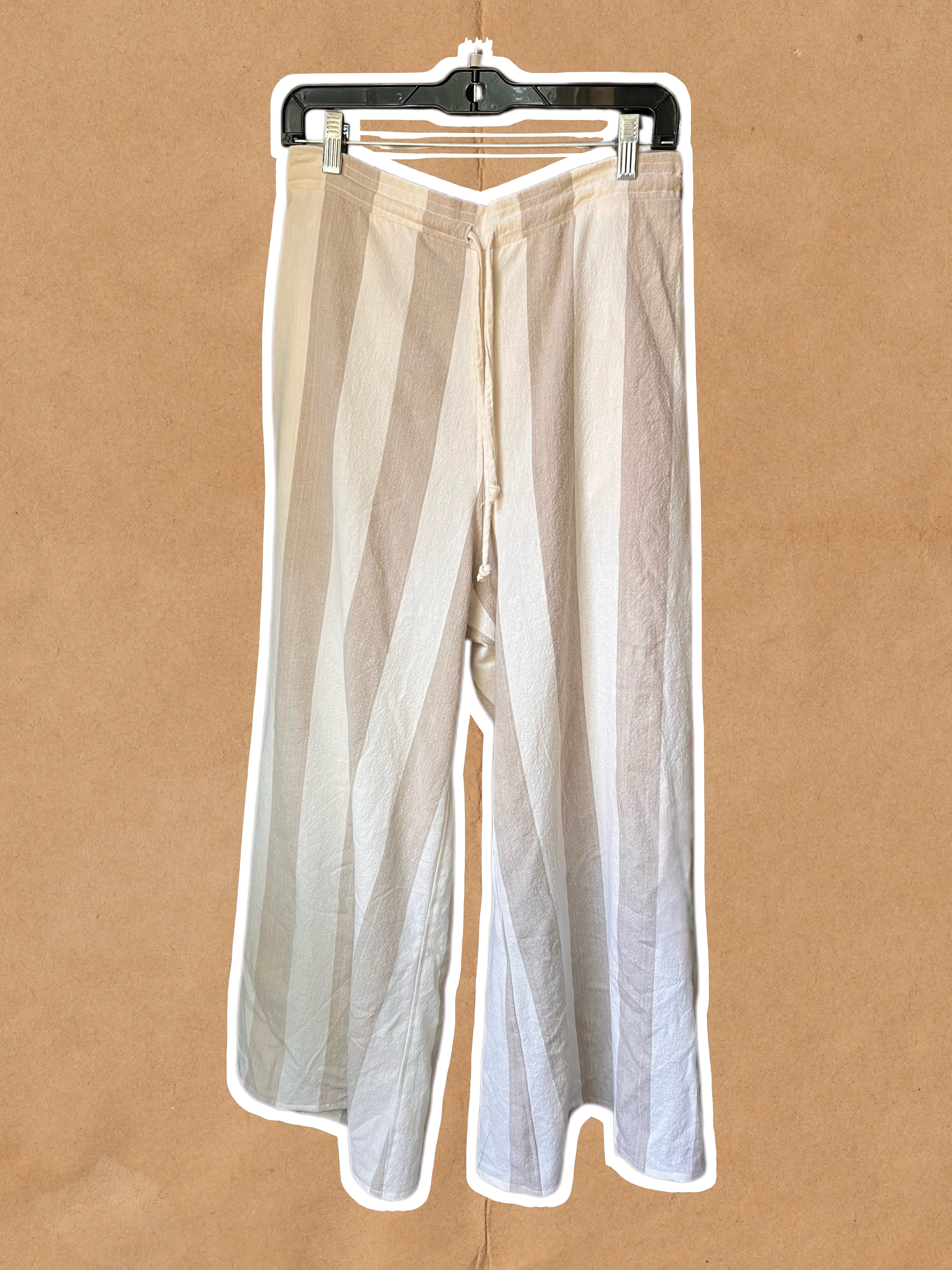 Creme Pierre Edition - Classy Wide Leg Stretch Waist Pants